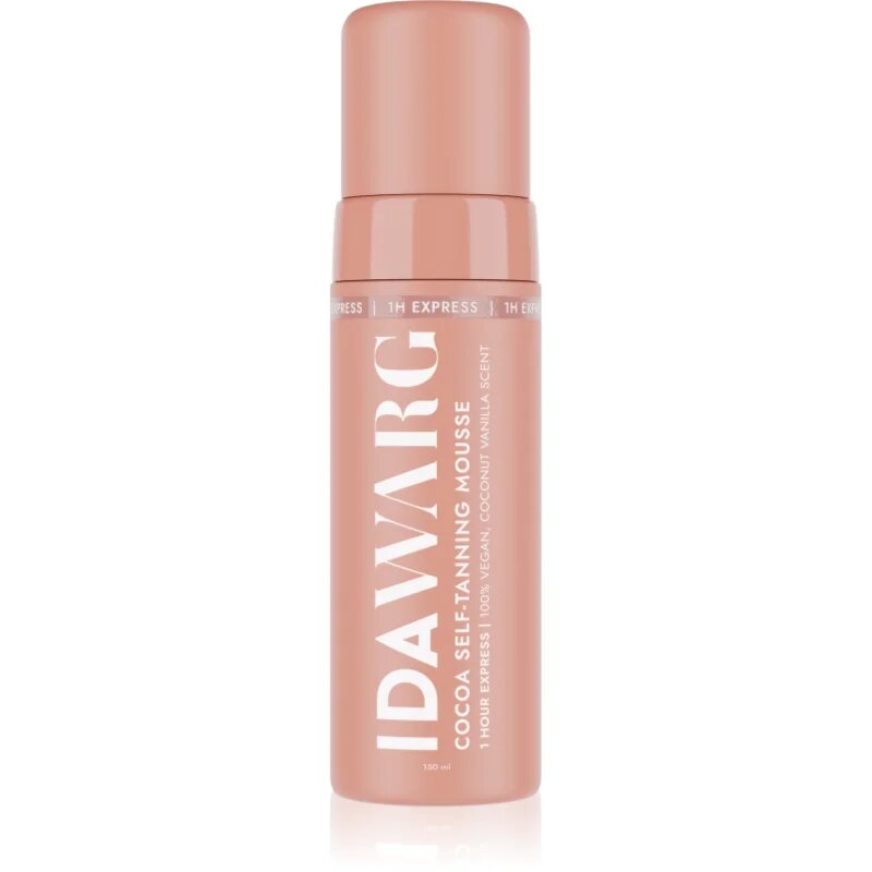 IDA WARG Beauty Self-Tanning Cocoa Mousse 1h Express spumă autobronzantă pentru un bronz rapid 150 ml