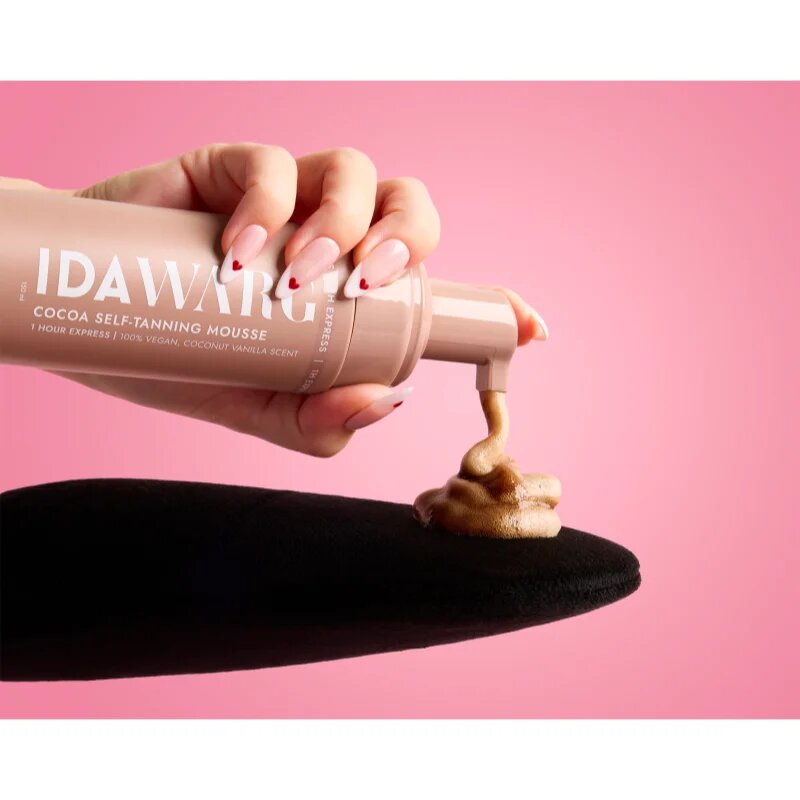 IDA WARG Beauty Self-Tanning Cocoa Mousse 1h Express spumă autobronzantă pentru un bronz rapid 150 ml