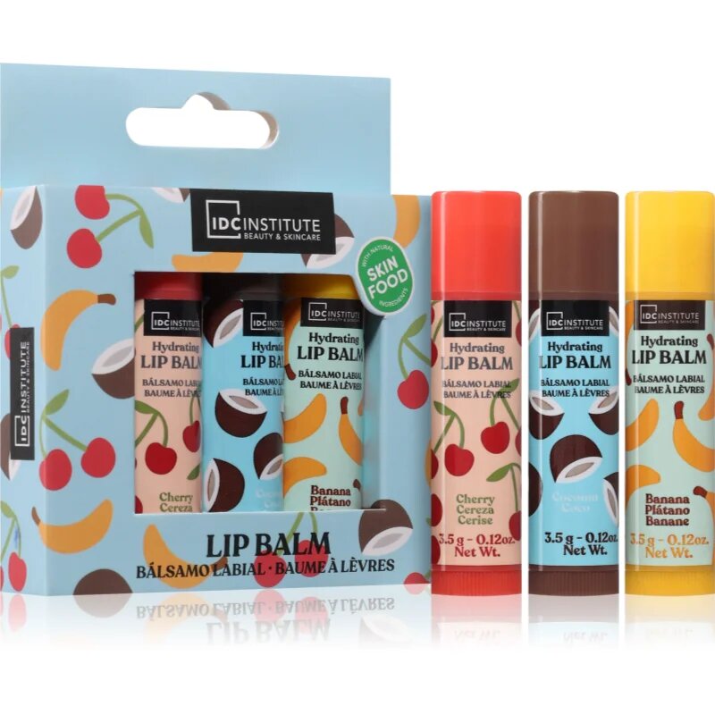 IDC INSTITUTE Food Lip Balm balsam de buze 3x3.5 g