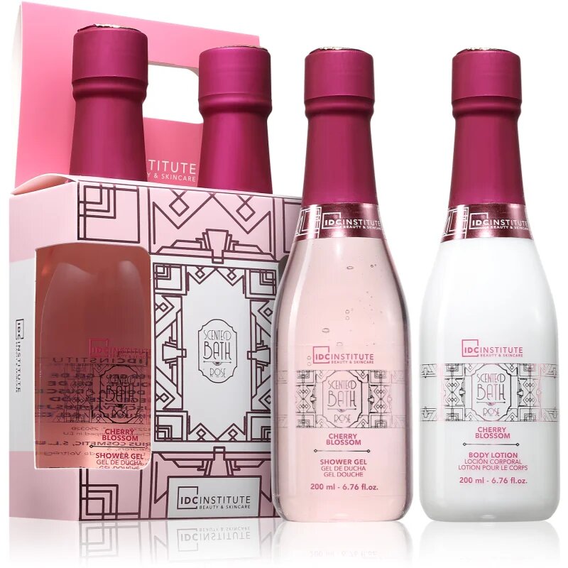 IDC INSTITUTE Scented Bath Rose set cadou pentru femei