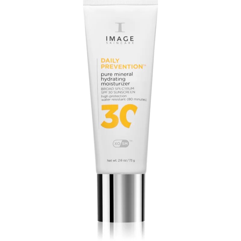 IMAGE Skincare Daily Prevention Pure Mineral Hydrating Moisturizer Crema de soare cu minerale pentru tenul uscat SPF 30 73 g