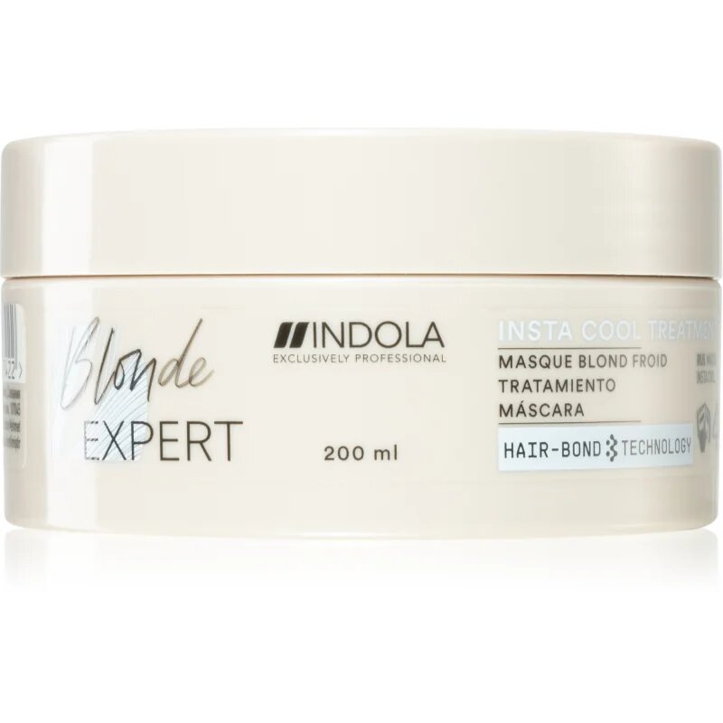 Indola Blond Expert Insta Cool masca de par hranitoare pentru nuante inchise de blond 200 ml
