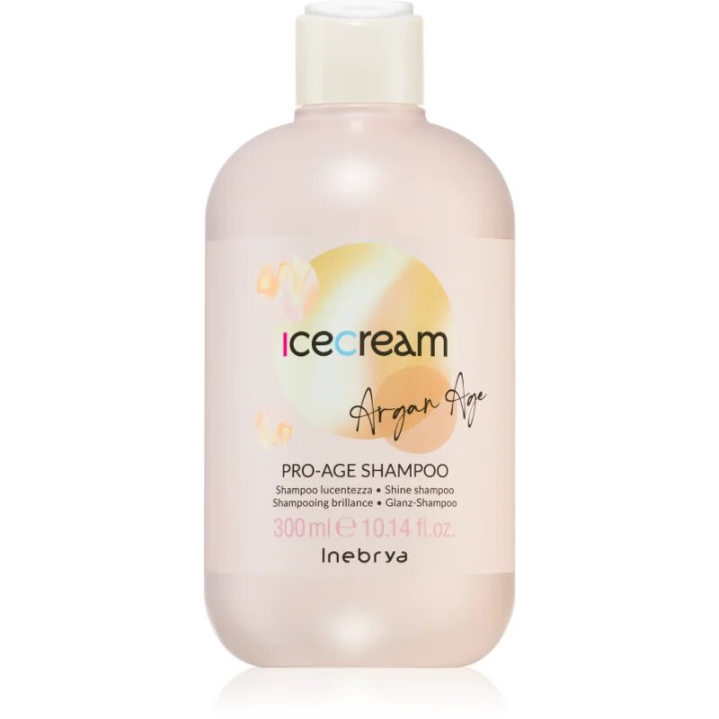 Inebrya Argan-Age Pro-Age Shampoo sampon cu argan pentru stralucire 300 ml