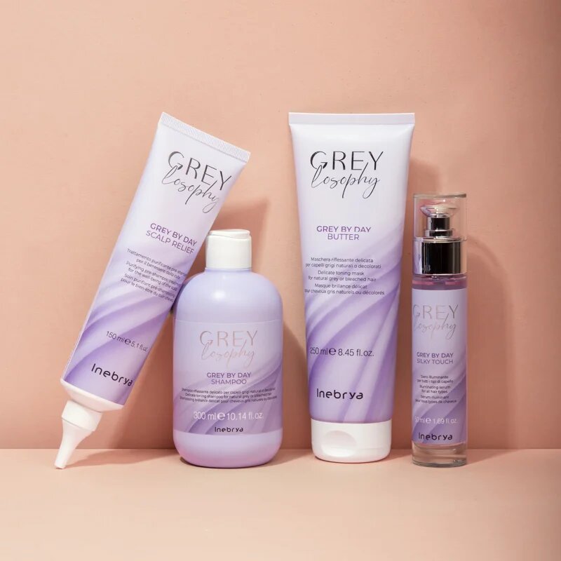 Inebrya Greylosophy Grey By Day Butter Masca de par pentru par grizonat 250 ml