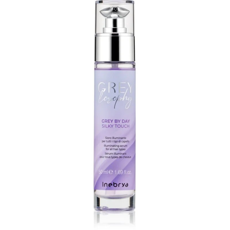 Inebrya Greylosophy Silky Touch Serum ser cu efect iluminator pentru par grizonat 50 ml