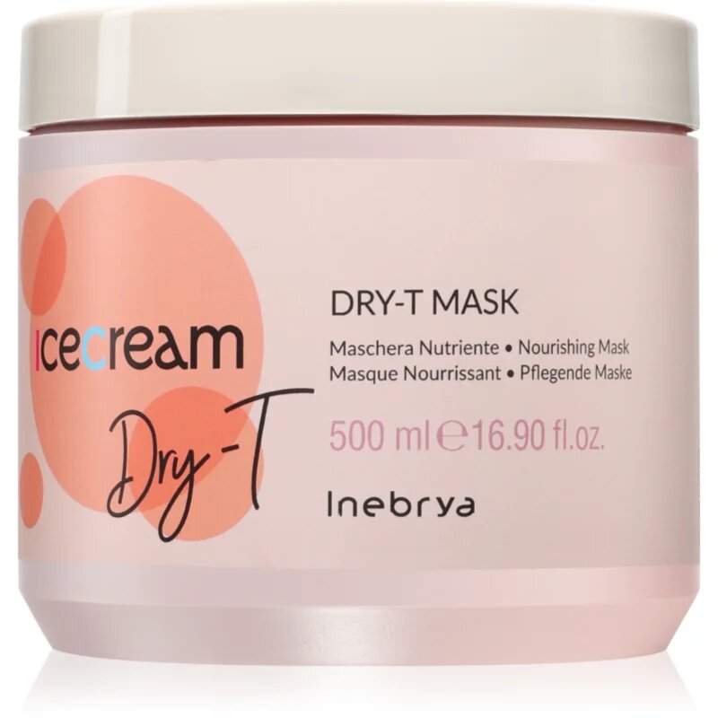 Inebrya Ice Cream Dry-T Mask masca hranitoare pantru par uscat si deteriorat 500 ml