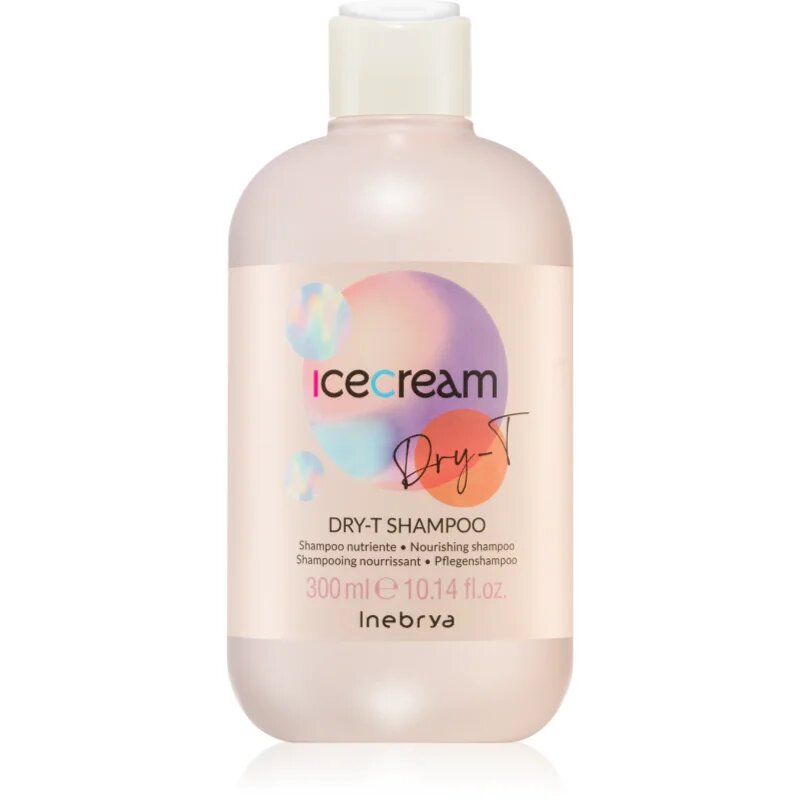 Inebrya Ice Cream Dry-T Shampoo sampon hranitor pentru păr uscat și deteriorat 300 ml