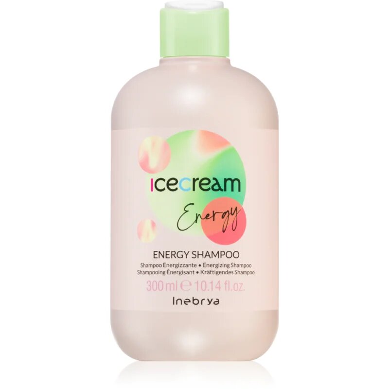 Inebrya Ice Cream Energy Shampoo șampon impotriva caderii parului 300 ml