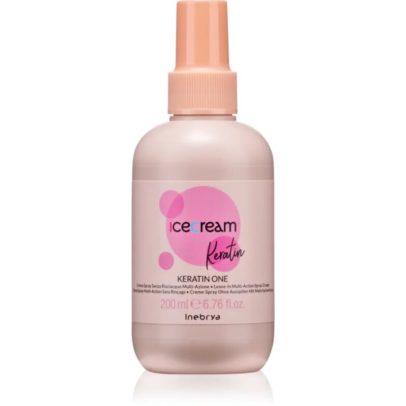 Inebrya Keratin One Multiaction jet de tratament pentru păr s keratinem 200 ml