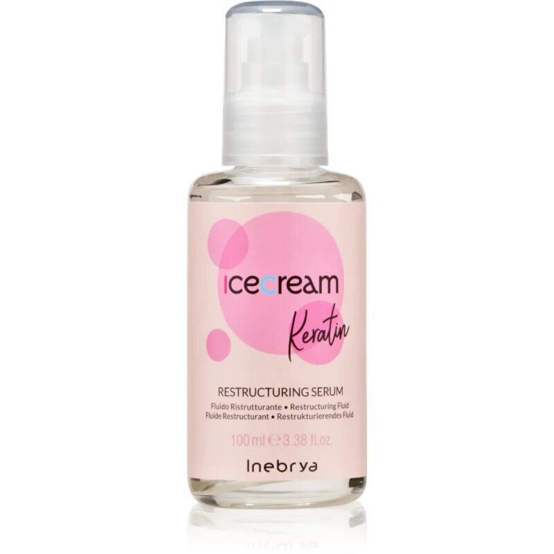 Inebrya Keratin Restructuring Serum ser regenerator pentru păr s keratinem 100 ml