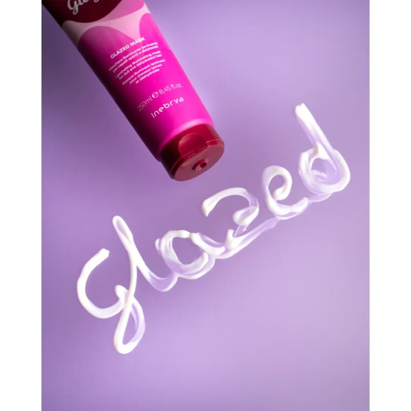 Inebrya Shecare Glazed Mask masca hidratanta pentru un par stralucitor si catifelat 250 ml
