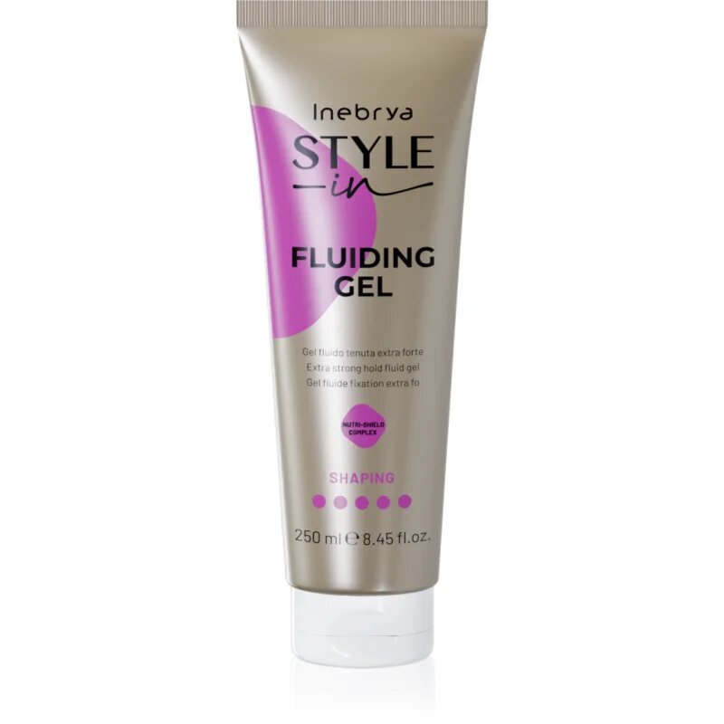 Inebrya Style-In Extreme Gel Fluid gel de par cu fixare foarte puternica 250 ml
