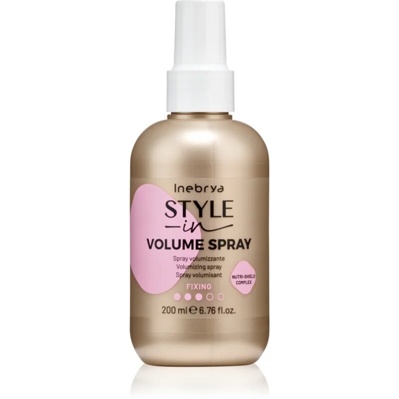 Inebrya Style-In Fixing Volume spray pentru păr cu volum 200 ml
