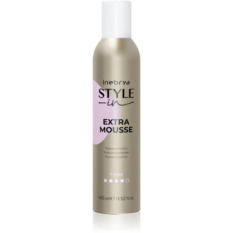 Inebrya Style-In Style-In Extra Mousse spuma cu fixare foarte puternica 400 ml
