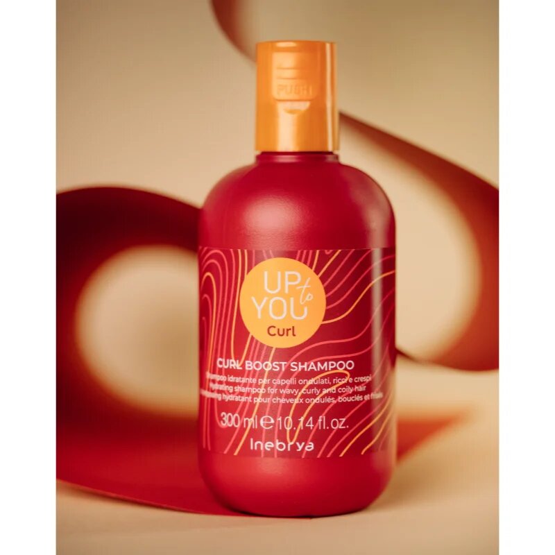 Inebrya Up To You Curl Boost Shampoo sampon hidratant pentru par ondulat si cret 300 ml