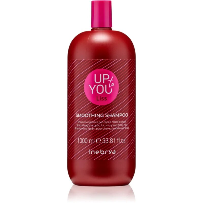 Inebrya Up To You Liss Smoothing Shampoo sampon pentru indreptarea parului pentru par indisciplinat 1000 ml