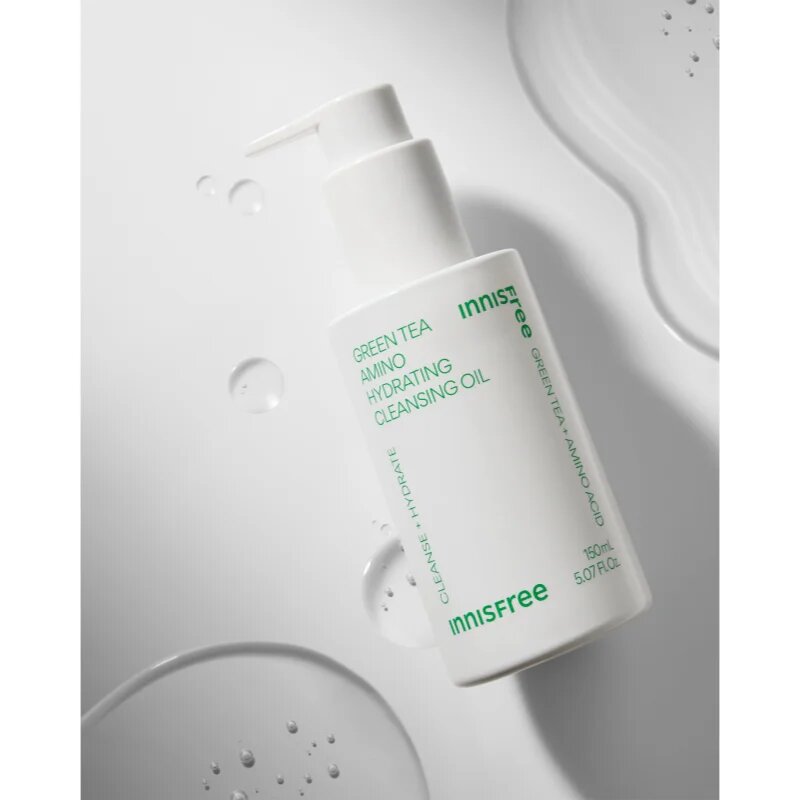 innisfree Green Tea Amino Acid Cleansing Oil ulei de curățare blând cu efect de hidratare 150 ml