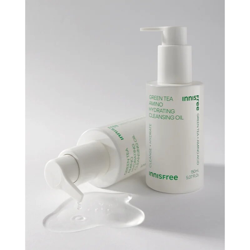 innisfree Green Tea Amino Acid Cleansing Oil ulei de curățare blând cu efect de hidratare 150 ml