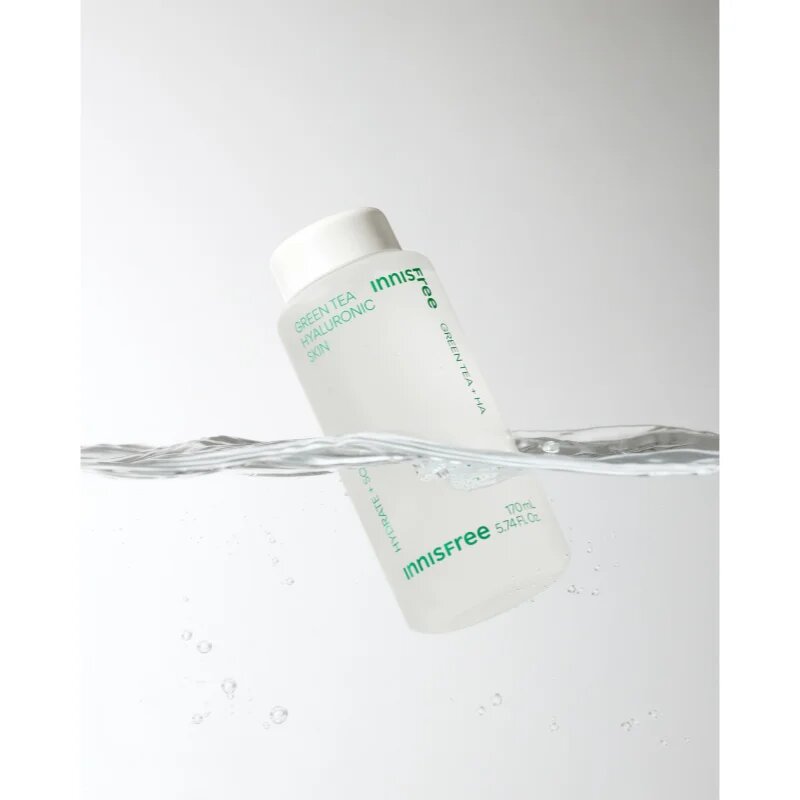 innisfree Green Tea Hyaluronic Toner tonic pentru hidratarea pielii pentru fortificarea barierei cutanate 150 ml