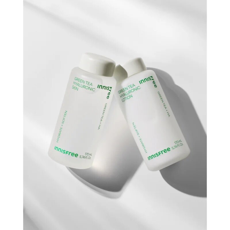 innisfree Green Tea Hyaluronic Toner tonic pentru hidratarea pielii pentru fortificarea barierei cutanate 150 ml