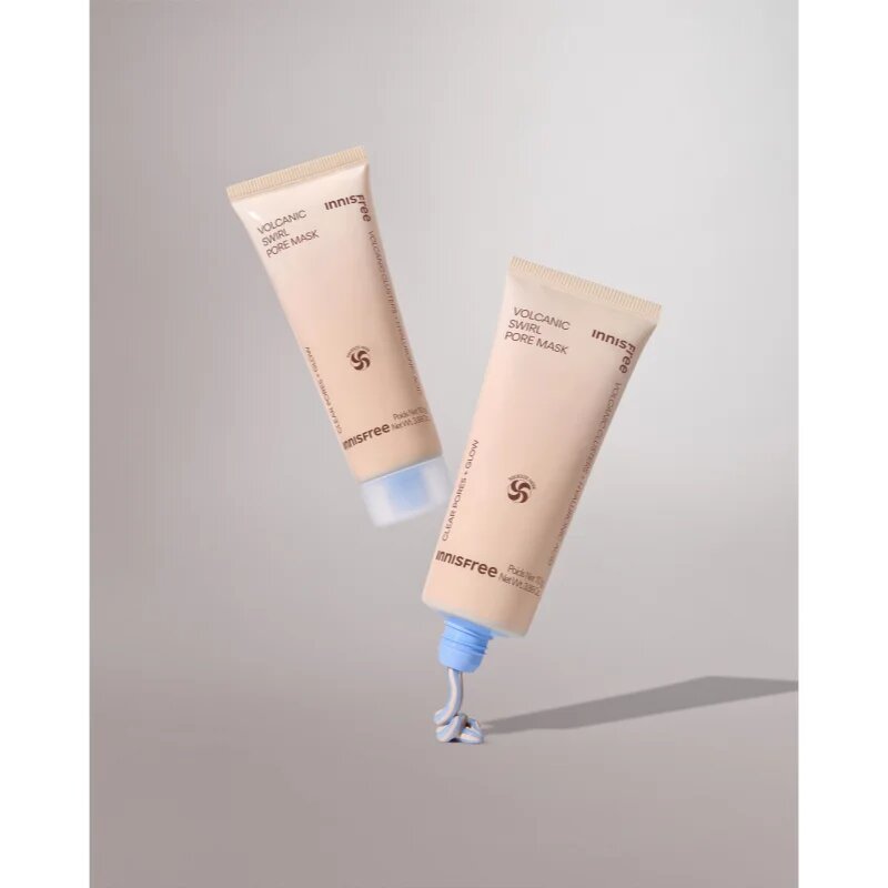 innisfree Volcanic Swirl Pore Mask mască cu argilă hidrateaza pielea si inchide porii 110 g