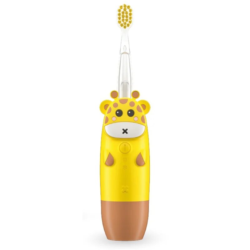 innoGIO GIOGiraffe Sonic Toothbrush periuta de dinti cu ultrasunete pentru copii Yellow 1 buc