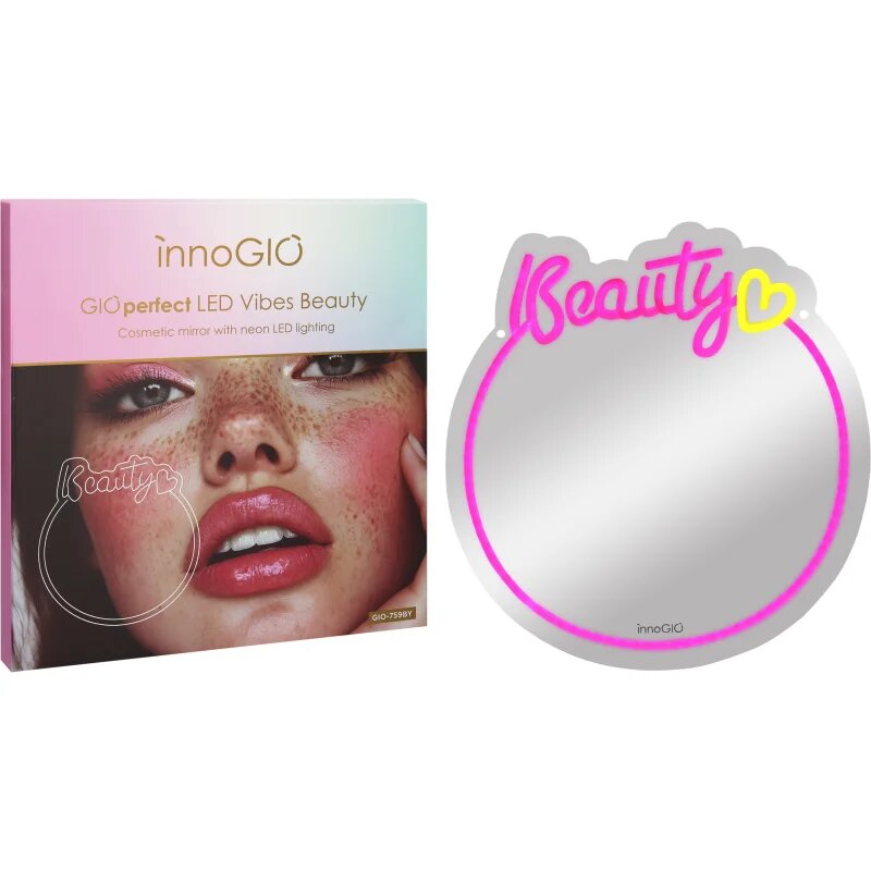 innoGIO Vibes Beauty GIO-759BY oglinda cosmetica cu iluminare LED de fundal 325 cm x 34cm x 1cm 1 buc