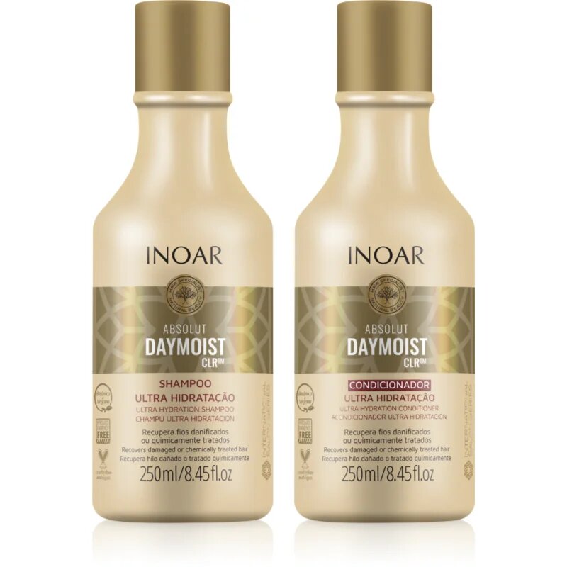 Absolut Daymoist CLR™ set pentru par uscat si vopsit 2x250 ml
