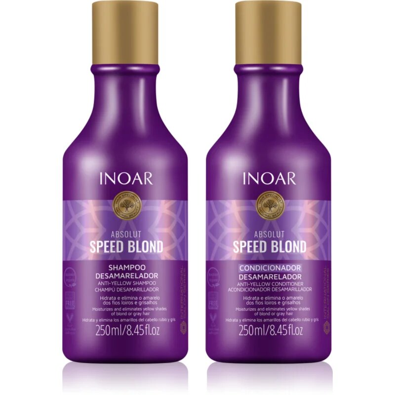 Absolut Speed Blond set pentru par blond 2x250 ml