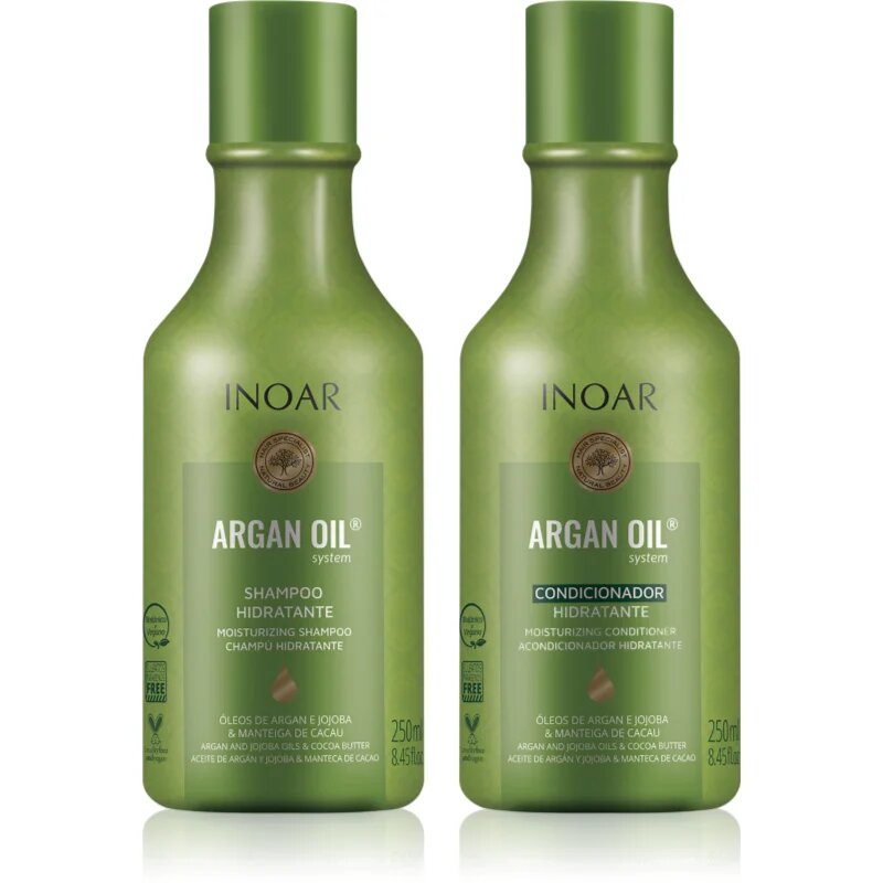 Argan Oil System set pentru hidratare si stralucire 2x250 ml