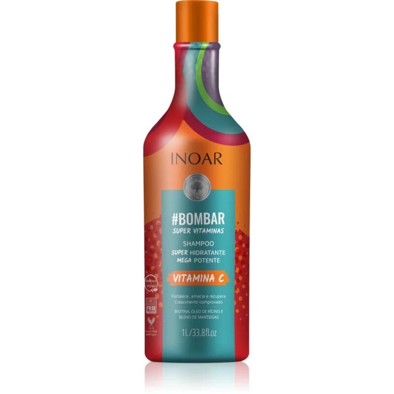 INOAR #Bombar Super Line Super Vitaminas șampon cu vitamina C 1000 ml