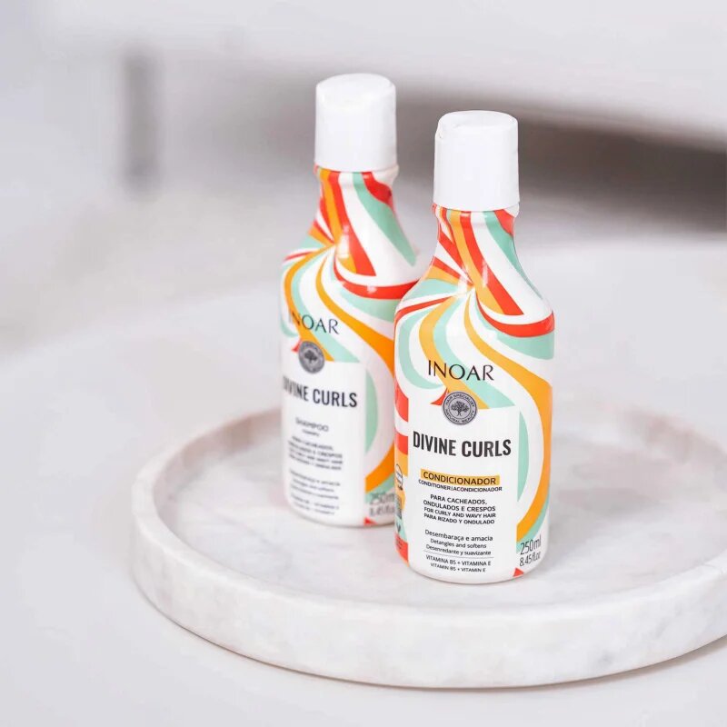 INOAR Curls set pentru păr creț 2x250 ml