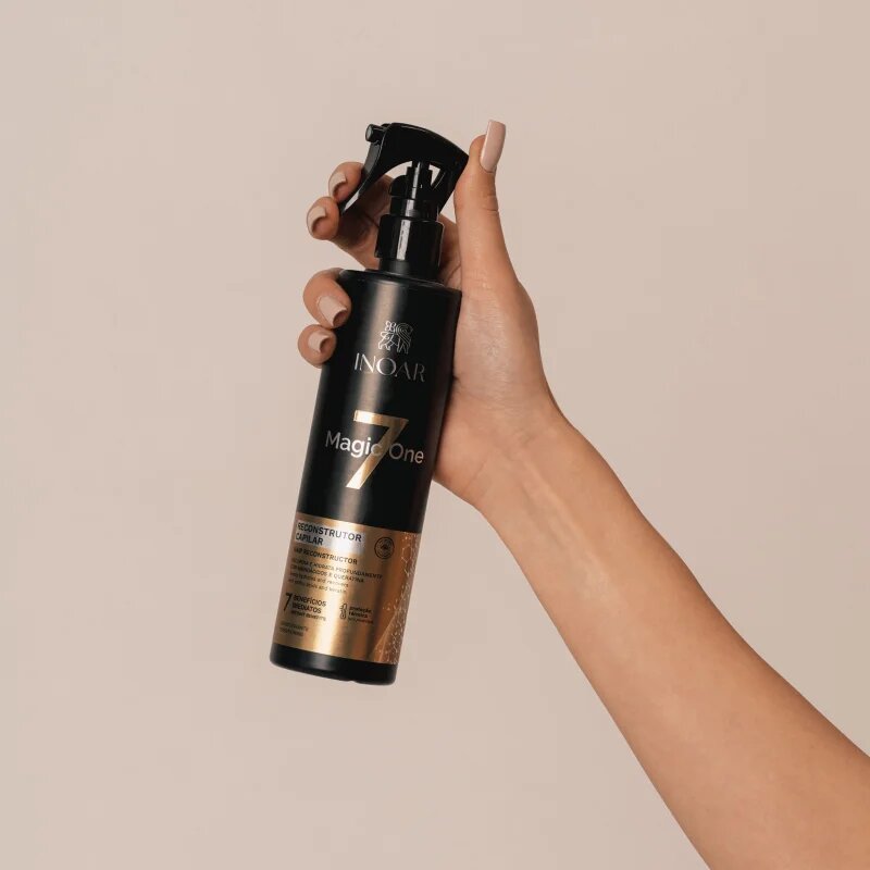 INOAR Magic One 7 Spray de păr multifuncțional pentru păr cu protecție termică 300 ml