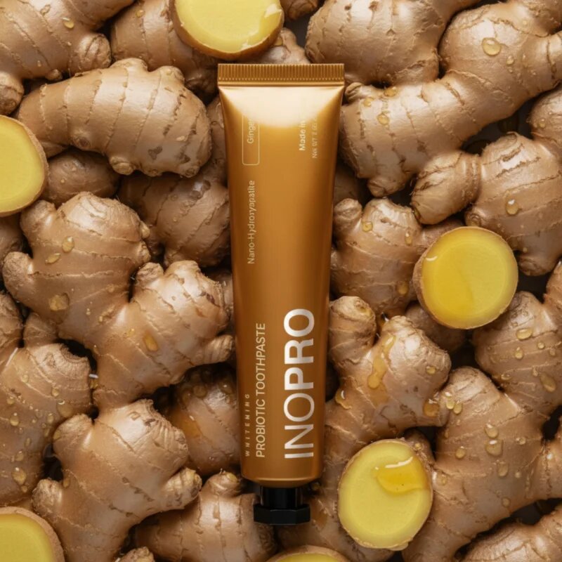 InoPro Probiotic Toothpaste pasta de dinti pentru albire aroma Ginger 75 g