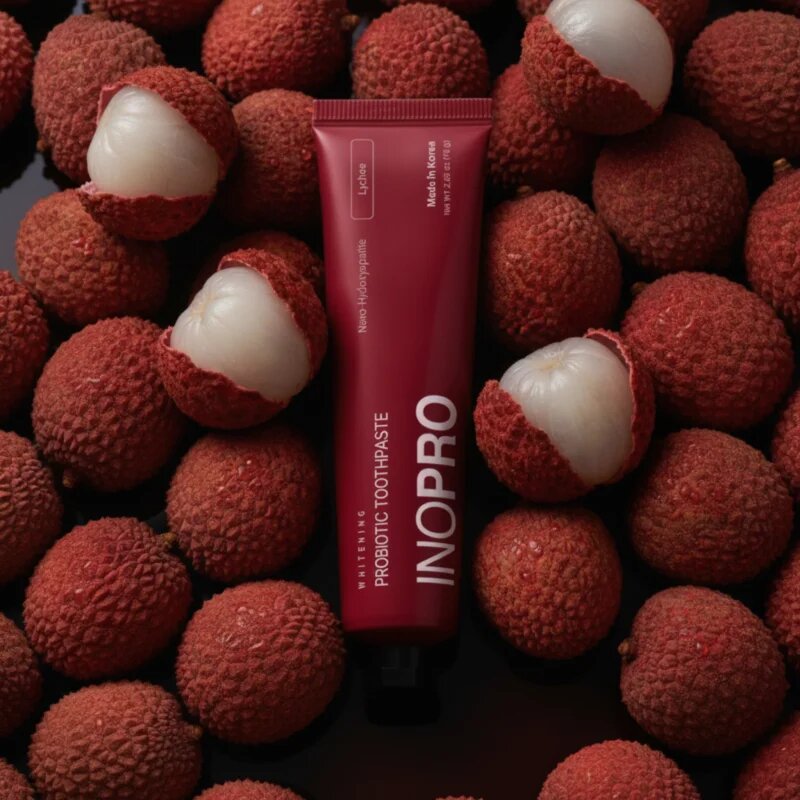 InoPro Probiotic Toothpaste pasta de dinti pentru albire aroma Lychee 75 g