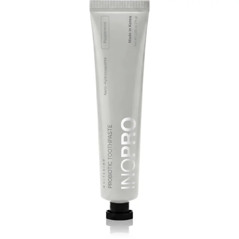 InoPro Probiotic Toothpaste pasta de dinti pentru albire fara flor aroma Peppermint 75 g