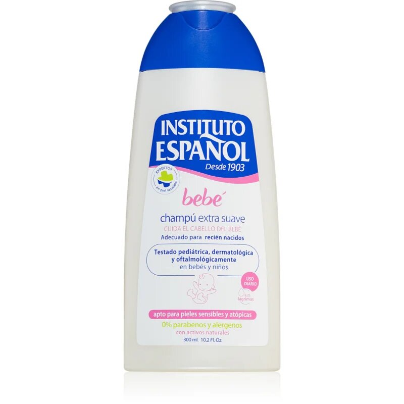 Instituto Español Bebé șampon fin pentru nou-născuți și copii 300 ml