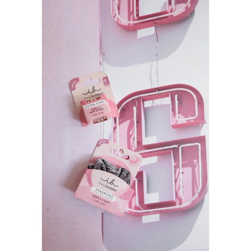 invisibobble Extra Care Crystal Clear Elastice pentru par 3 buc