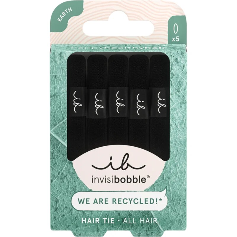 invisibobble Hair Tie Elastice pentru par Black 5 buc