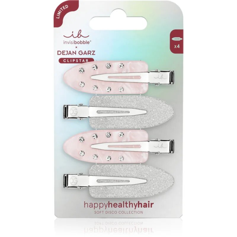 invisibobble Soft Disco Collection Clipstar agrafe de par 4 buc