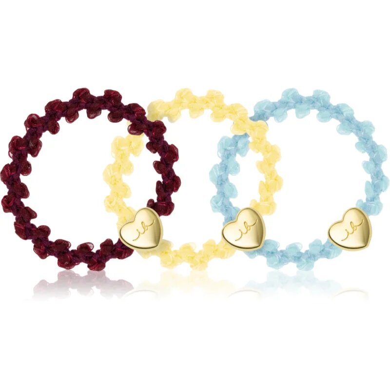 invisibobble Twistar Wildflower Cherry Twist Elastice pentru par 3 buc