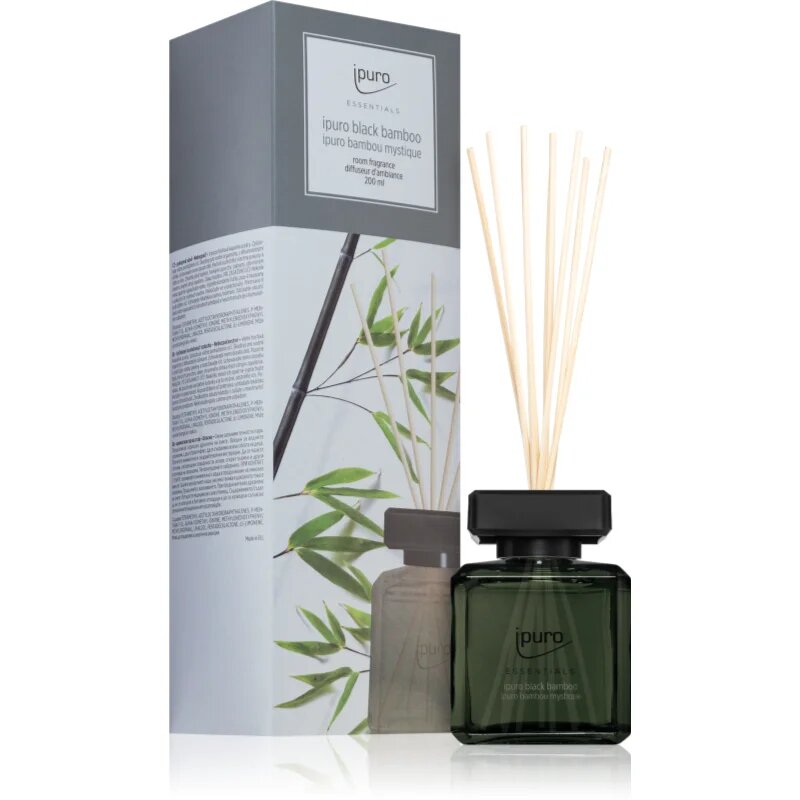 ipuro Essentials Black Bamboo difuzor de aroma 200 ml