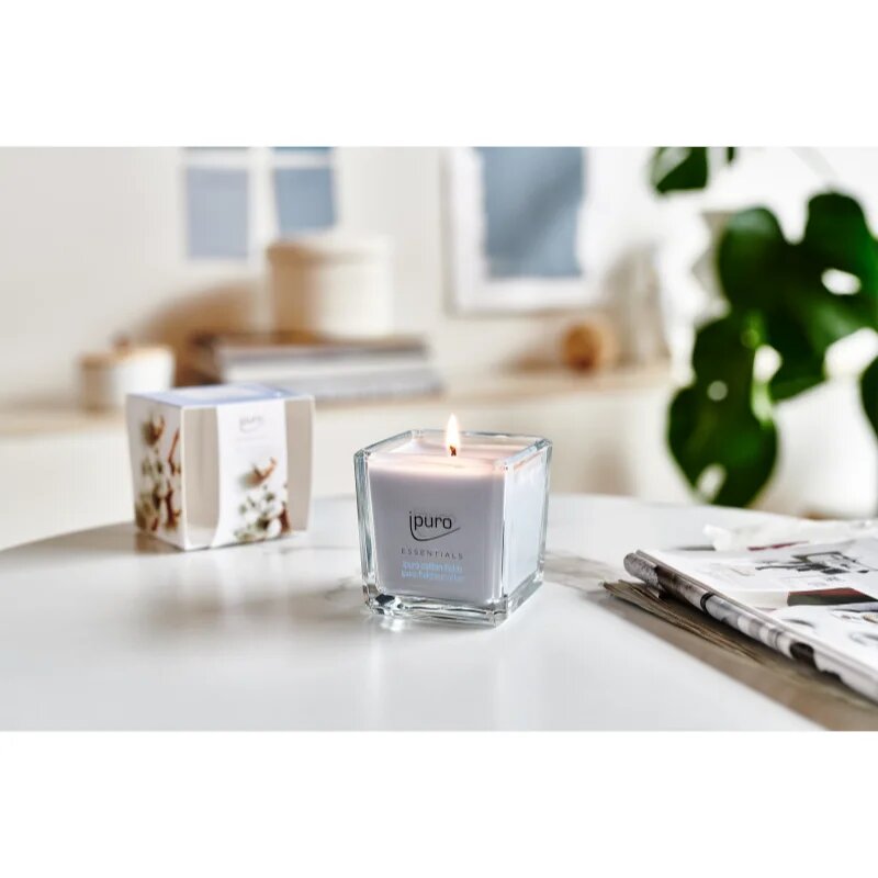 ipuro Essentials Cotton Fields lumânare parfumată 125 g