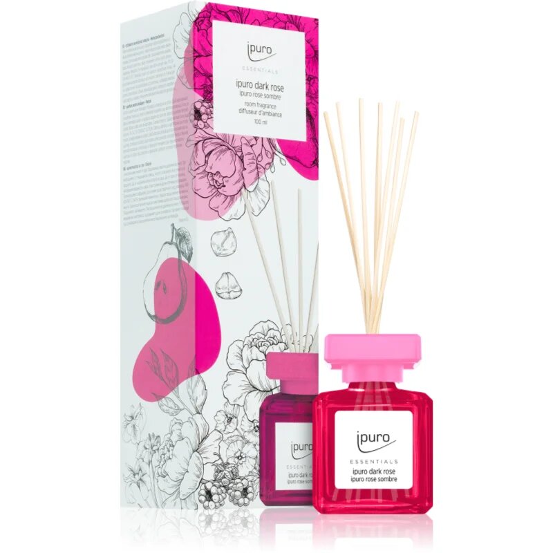 ipuro Essentials Dark Rose difuzor de aroma 100 ml