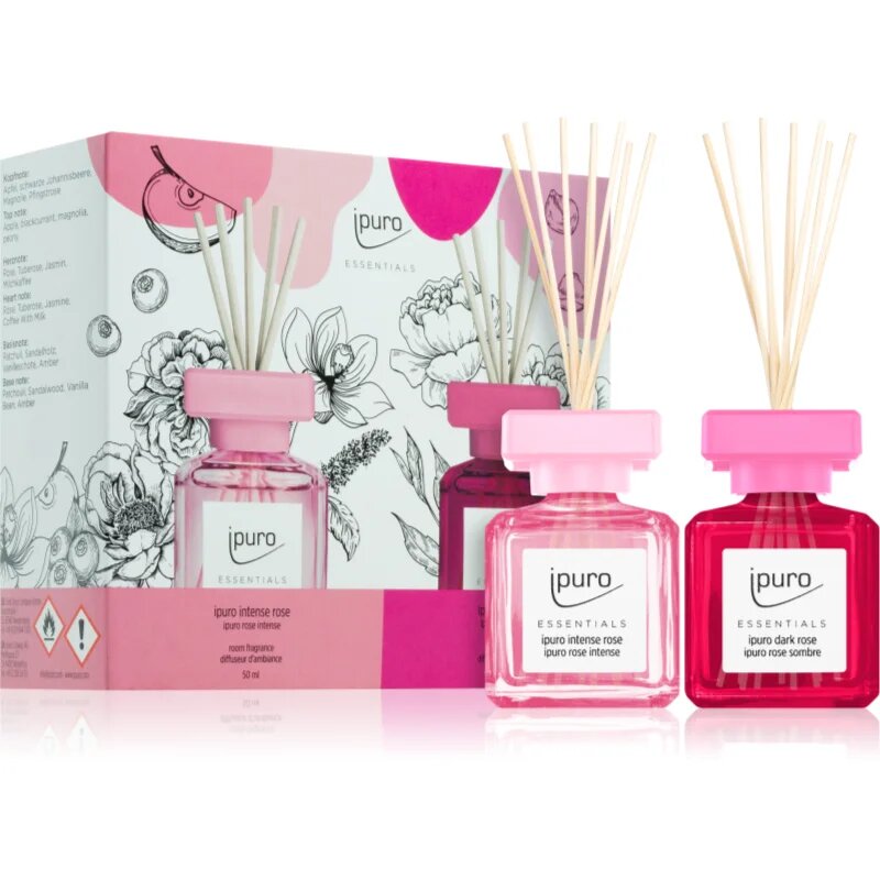 ipuro Essentials Intense & Dark Rose set cadou 2x50 ml