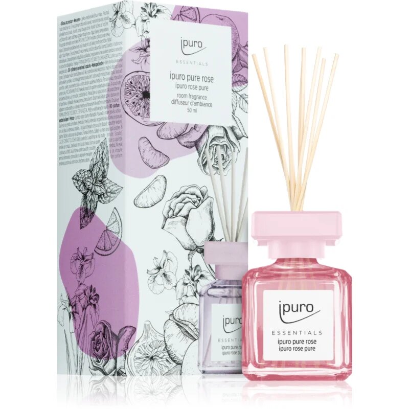 ipuro Essentials Pure Rose difuzor de aroma 50 ml