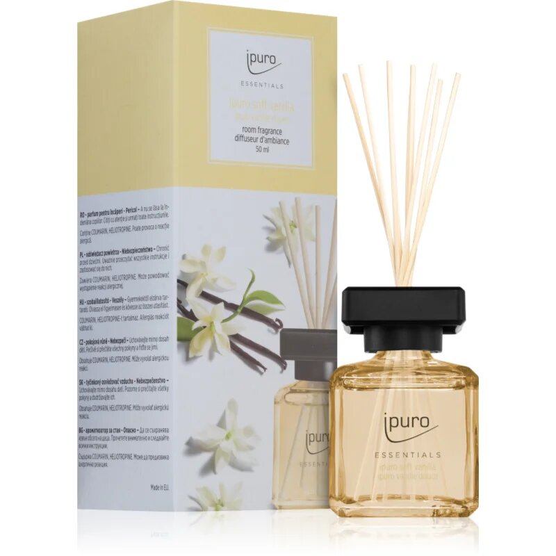 ipuro Essentials Soft Vanilla difuzor de aroma 50 ml