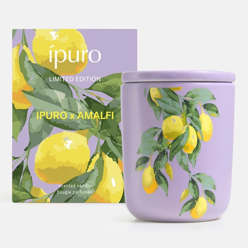 ipuro Travel The World Amalfi lumânare parfumată cu capac 270 g