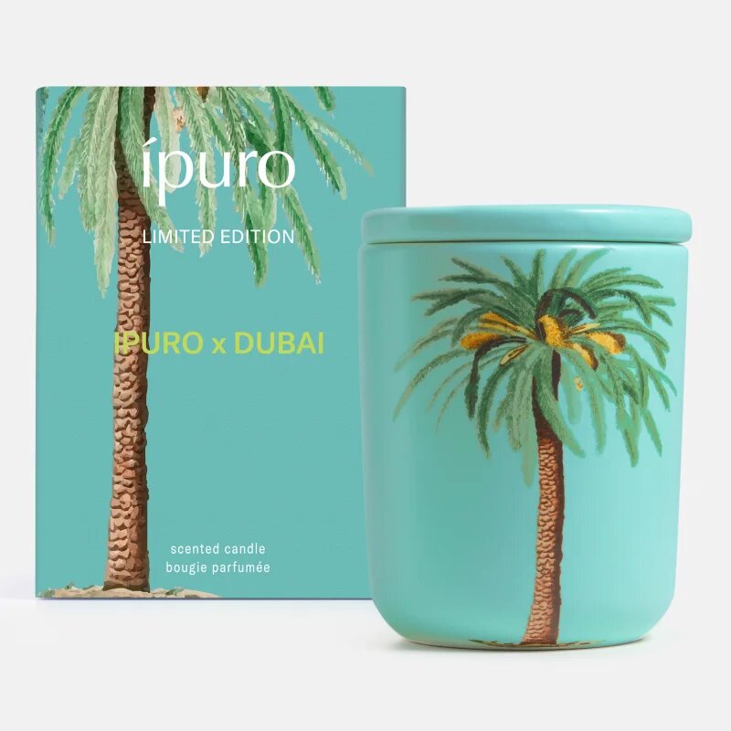 ipuro Travel The World Dubai lumânare parfumată cu capac 270 g
