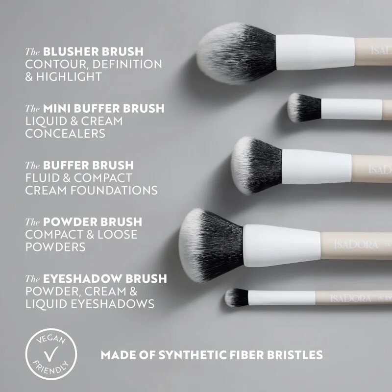 IsaDora Brush Mini Buffer pensula pentru corector 1 buc